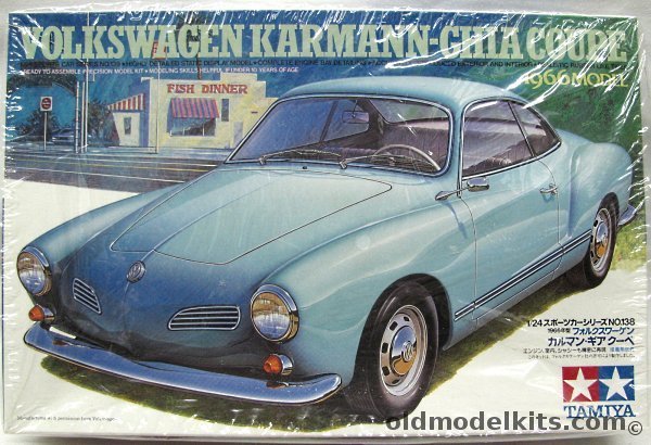 Tamiya 1/24 1966 Volkswagen Karmann-Ghia Coupe, 24138 plastic model kit